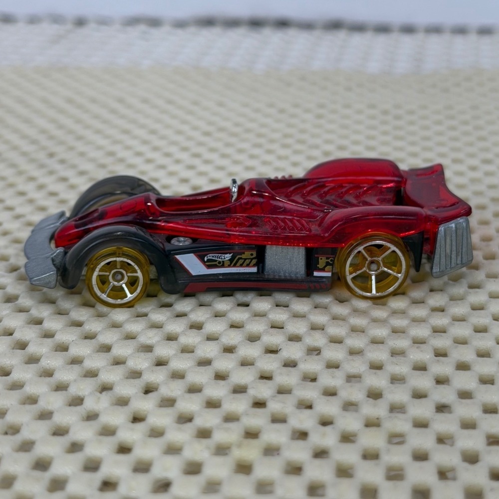 Hot Wheels Road Rocket Translucent Red 1995 Mattel Diecast Race Car Thailand‎